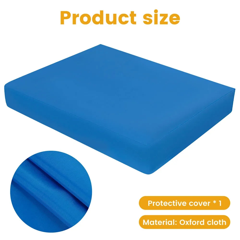 Waterproof Oxford Cloth Dog Bed Cover with Zipper - Removable and Washable Liner for Small/Medium Pets