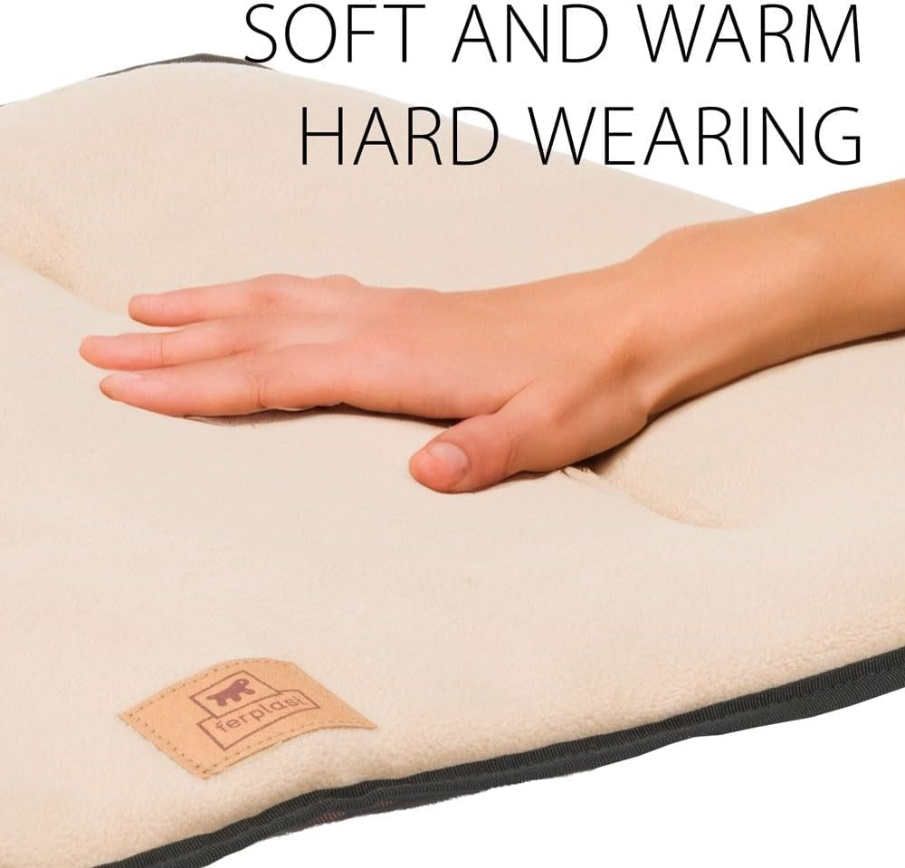 Ferplast Double-Sided Scratch-Proof and Waterproof Dog Bed Cushion for Small Dogs