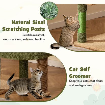 150 Cm Multi-Level Cactus Cat Tree for Indoor Cats
