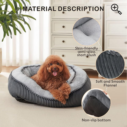 SIWA MARY Orthopedic Washable Pet Beds for Small, Medium, and Large Dogs and Cats