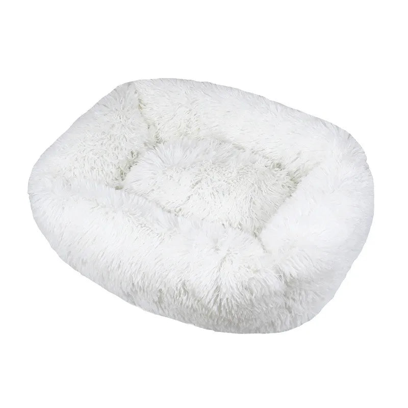 Luxury Dog Bed Square Dog Beds Long Plush Dog Mat Beds for Small Medium Large Dogs Supplies Pet Dog Calming Bed Washable Kennel