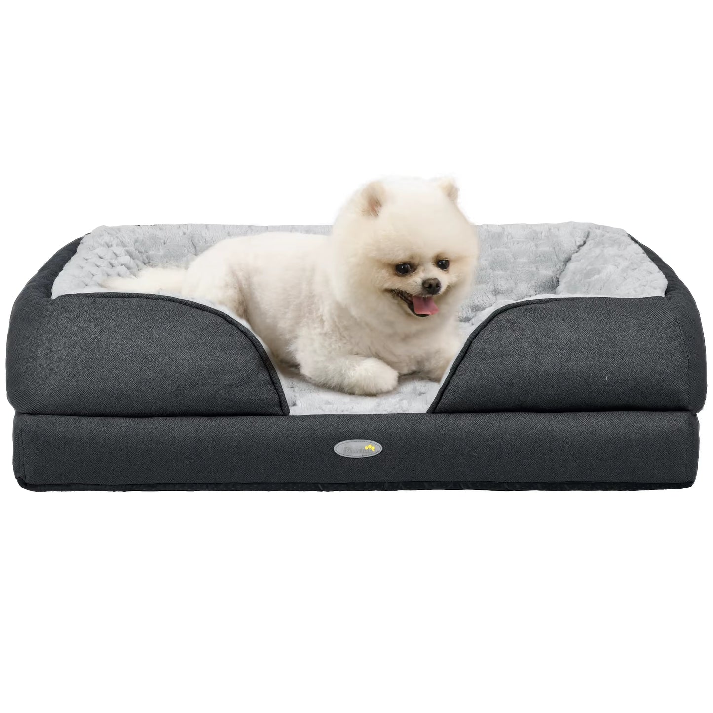 Calming Dog Bed Mattress for Small Breeds - Charcoal Grey
