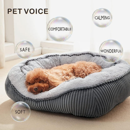 SIWA MARY Orthopedic Washable Pet Beds for Small, Medium, and Large Dogs and Cats