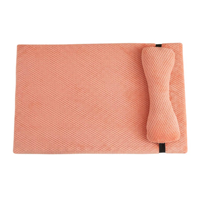 Warm Calming Dog Bed with Pillow Fluffy Plush Dog Mat for Dog with Removable Winter Cover for Large Medium Small Dogs and Cats
