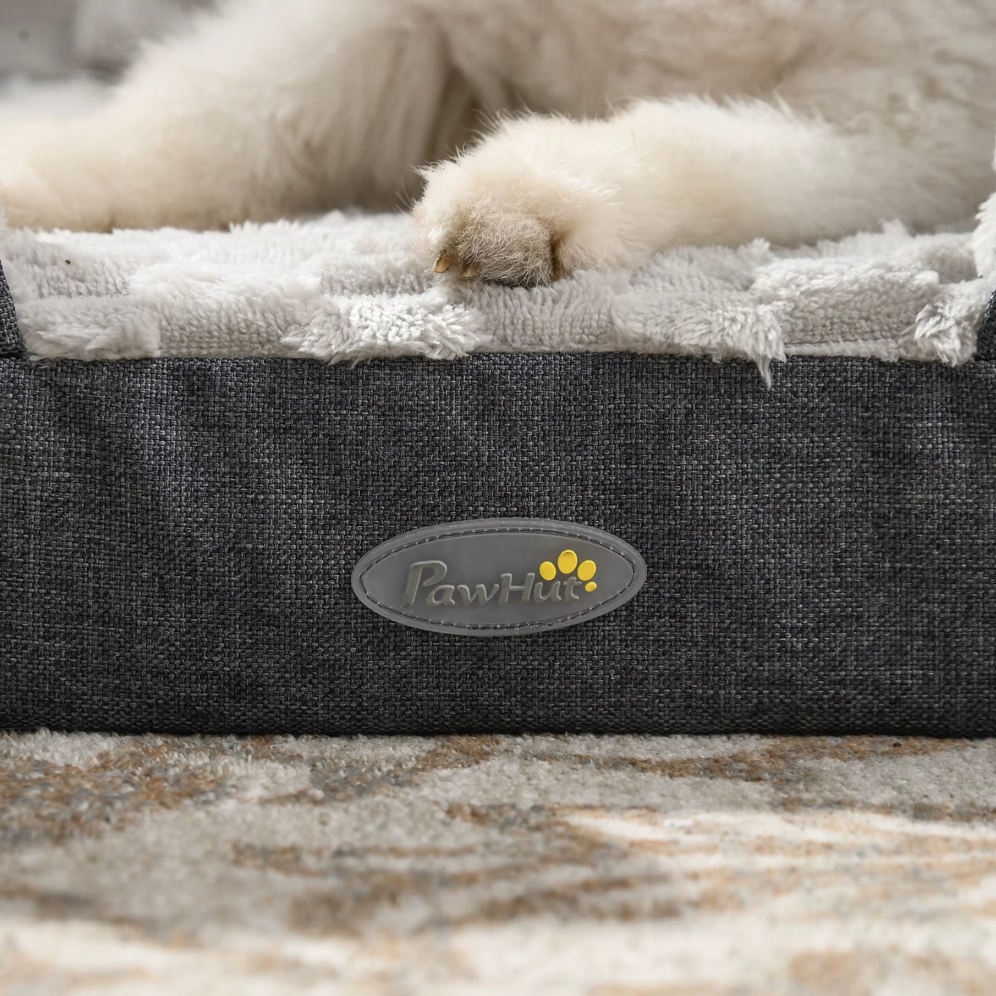 Calming Dog Bed Mattress for Small Breeds - Charcoal Grey